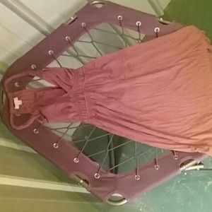 Rust orange lush summer dress